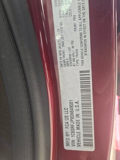 2025 RAM 1500 Laramie