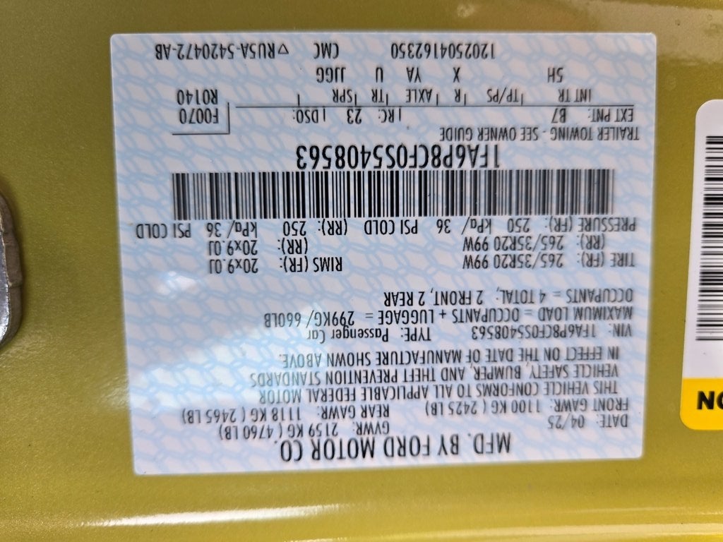 2025 Ford Mustang GT Premium Fastback