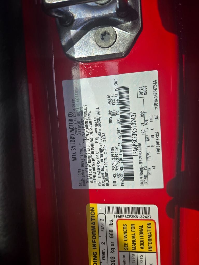 2019 Ford Mustang GT Premium