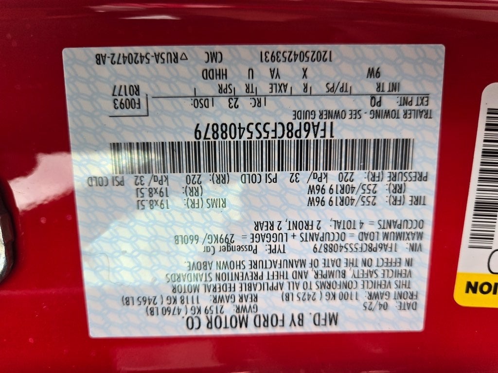 2025 Ford Mustang GT Premium Fastback