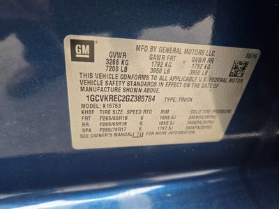 2016 Chevrolet Silverado 1500 LT LT2