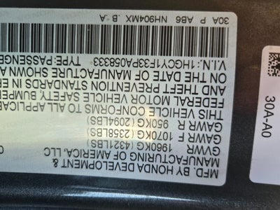 2023 Honda Accord EX