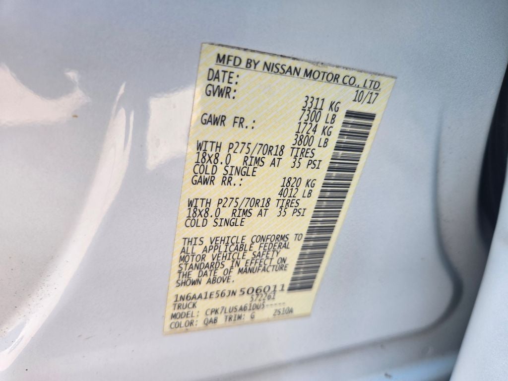 2018 Nissan Titan PRO-4X