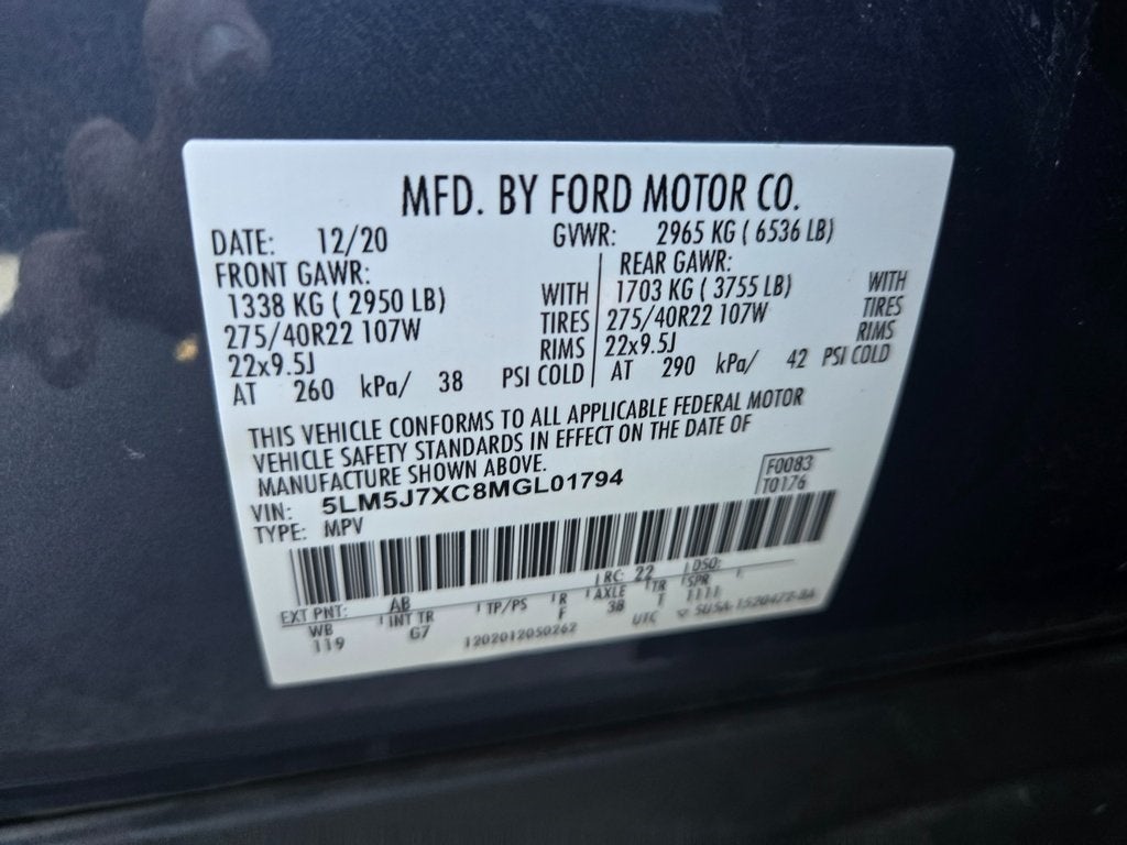 2021 Lincoln Aviator Reserve