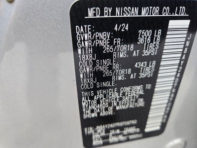 2024 Nissan Armada SV